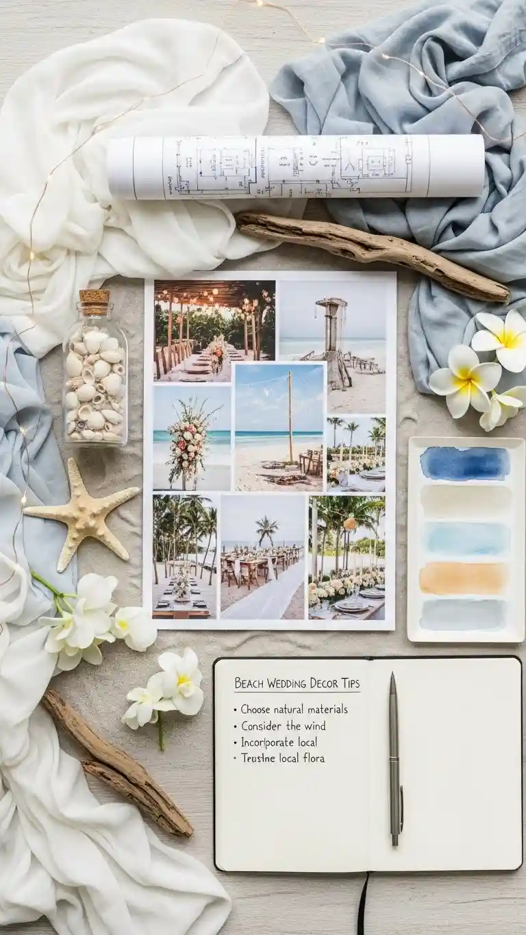 Aisle Runners with Coastal Motifs Tips for Planning Beach Wedding Décor