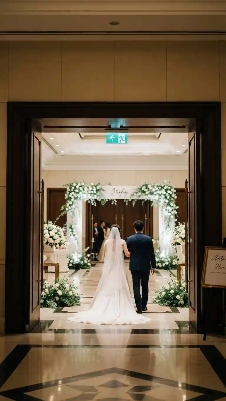 Aisle Runners with Coastal Motifs Why Reception Entrance Decor Matters