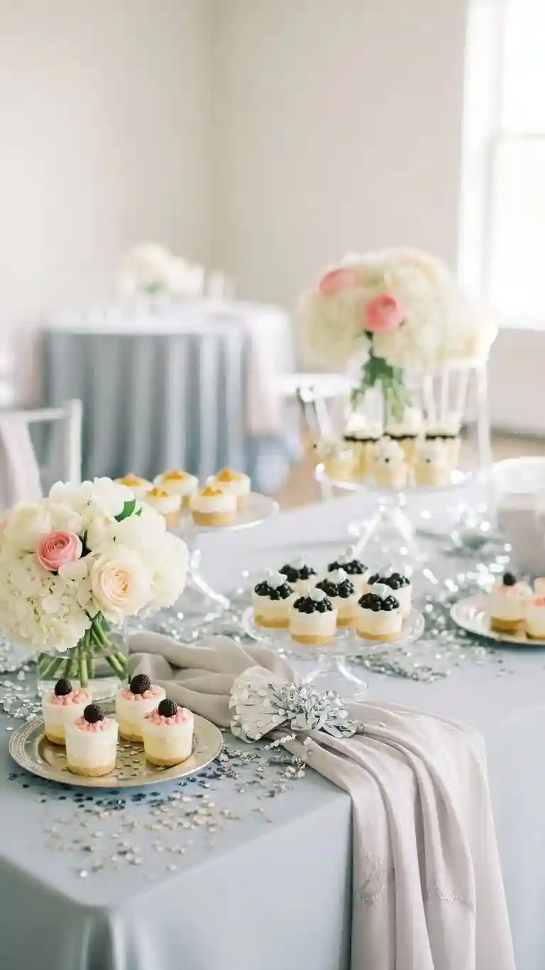 Aisle Runners with Coastal Motifs Sparkling Silver Confetti or Table Scatter