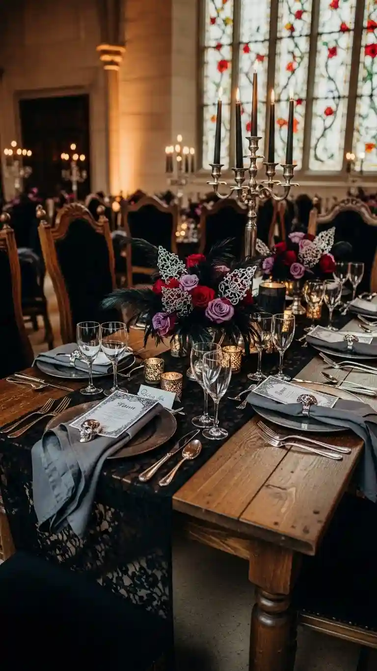 Aisle Runners with Coastal Motifs Balancing Drama and Comfort at Reception Tables