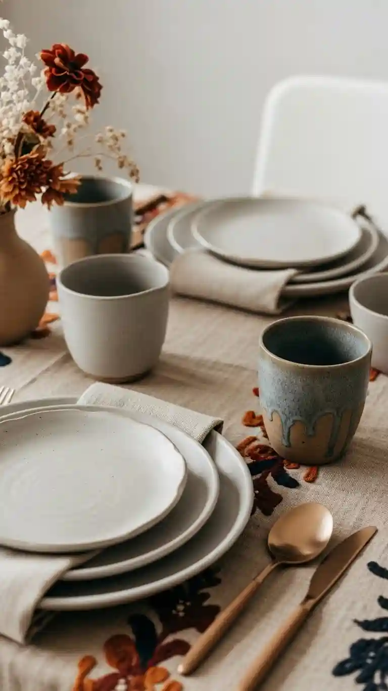 Aisle Runners with Coastal Motifs Clay and Ceramic Tableware