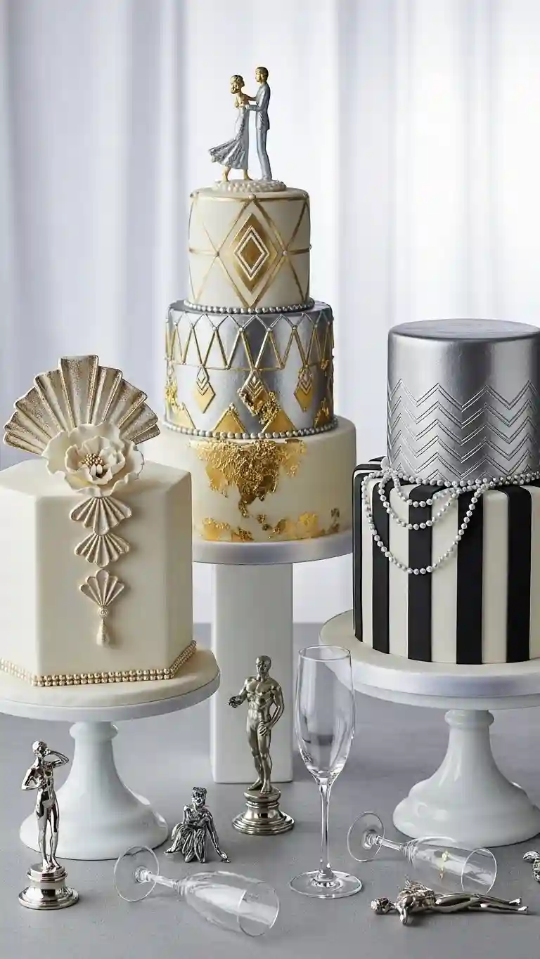 Aisle Runners with Coastal Motifs Artistic Wedding Cakes with Deco Accents