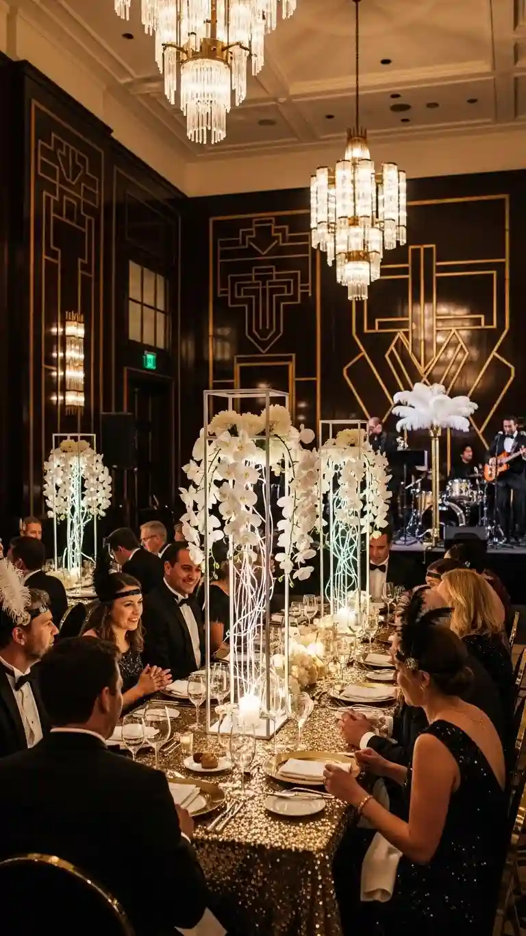 Aisle Runners with Coastal Motifs Cohesive Neo Deco Wedding Glam Experience