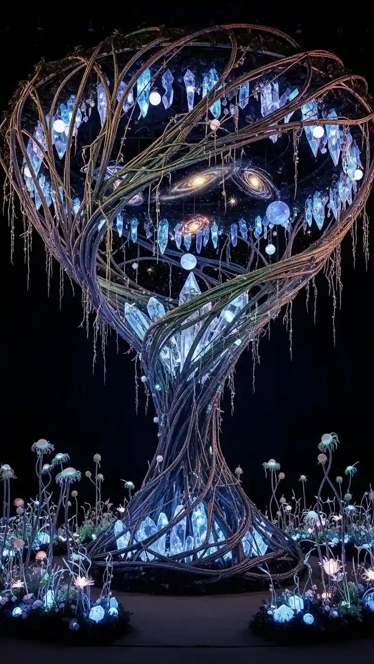 Aisle Runners with Coastal Motifs Starry Ceiling Installations