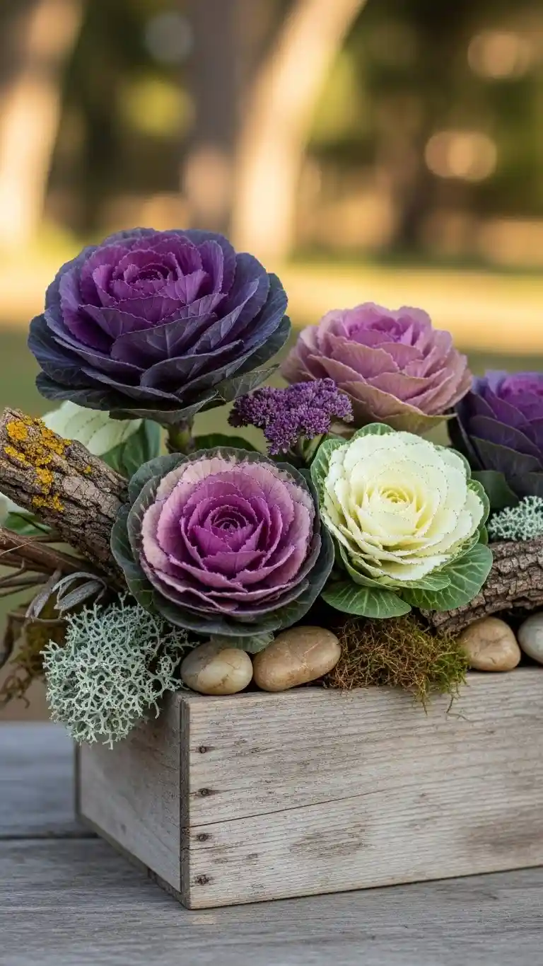 Aisle Runners with Coastal Motifs Rustic Cabbage Crush Displays