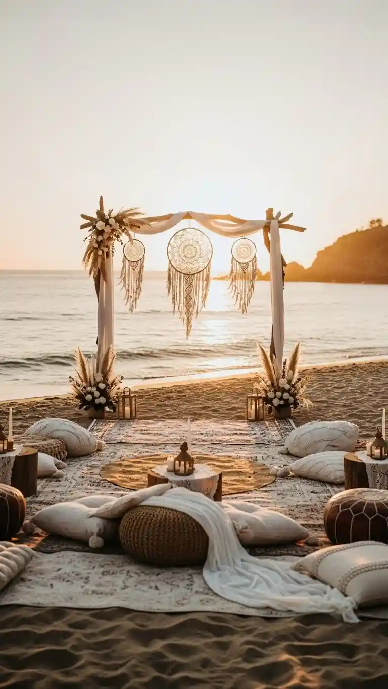 Aisle Runners with Coastal Motifs Thoughtful Guest Comfort with Stylish Details