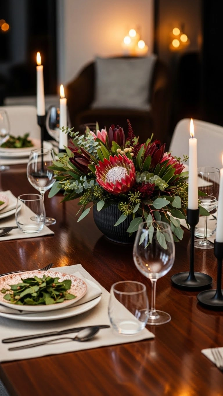 Aisle Runners with Coastal Motifs Balance Bold Design Without Overwhelming the Table