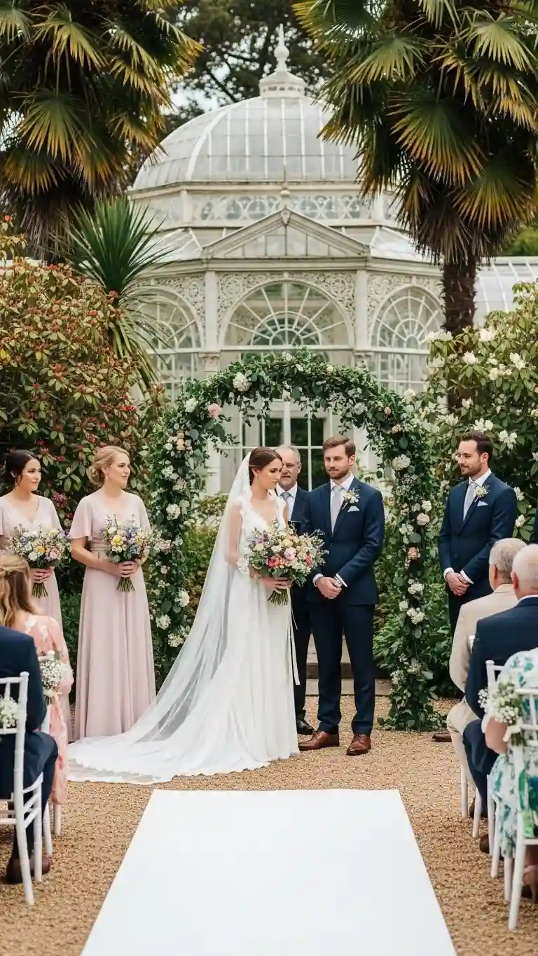 Aisle Runners with Coastal Motifs Botanical Garden Wedding Venues