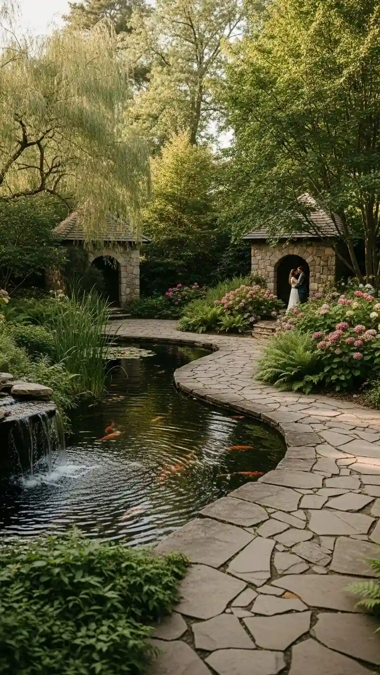 Aisle Runners with Coastal Motifs 5. Willow Creek Gardens