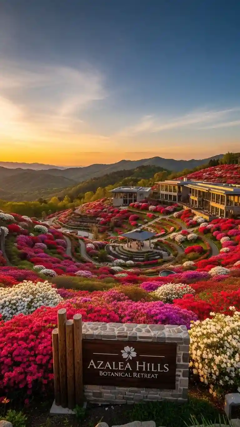 Aisle Runners with Coastal Motifs 8. Azalea Hills Botanical Retreat