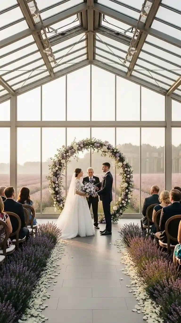 Aisle Runners with Coastal Motifs 10. Lavender Lane Conservatory
