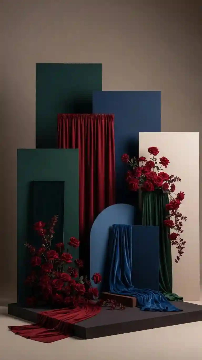 Aisle Runners with Coastal Motifs 7. Dramatic Color Palettes Inspired by Opera Set Design