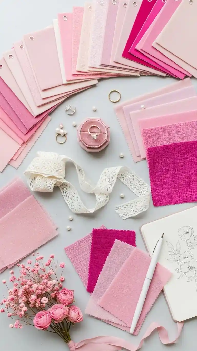 21 Pink Wedding Ceremony Decor Ideas That Feel Soft & Dreamy 26 Choose the Perfect Shade of Pink for Your Ceremony