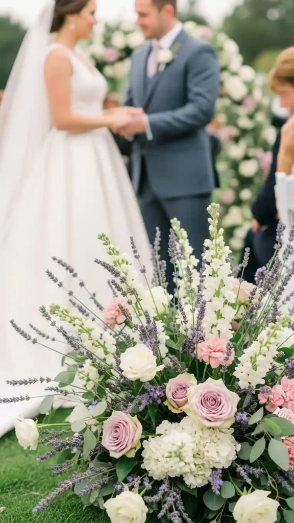 23 Stunning Lavender Wedding Ceremony Décor Ideas for Every Style 3 Lavender Works for Wedding Ceremonies