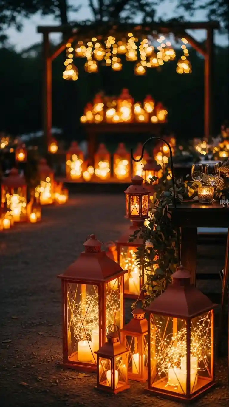 23 Burnt Orange Wedding Ceremony Ideas That Wow Guests 23 Burnt Orange Lanterns