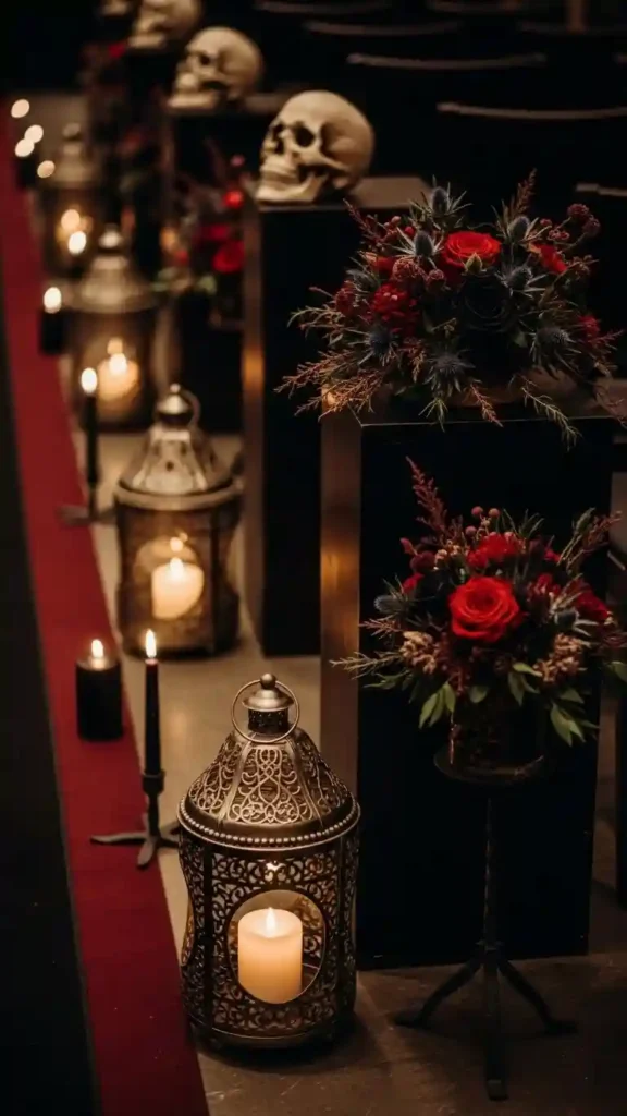 23 Breathtaking Gothic Wedding Ceremony Decor Ideas You’ll Love 27 Statement Gothic Props