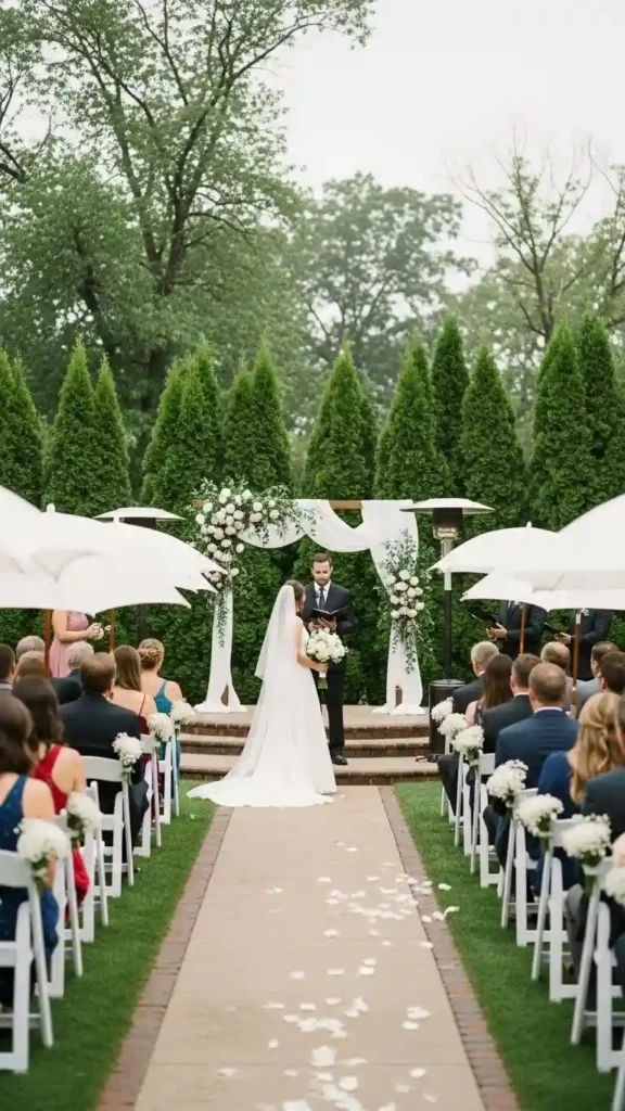 How to Plan the Perfect Wedding Ceremony: 21 Smart Tips 19 Prepare for Weather Contingencies