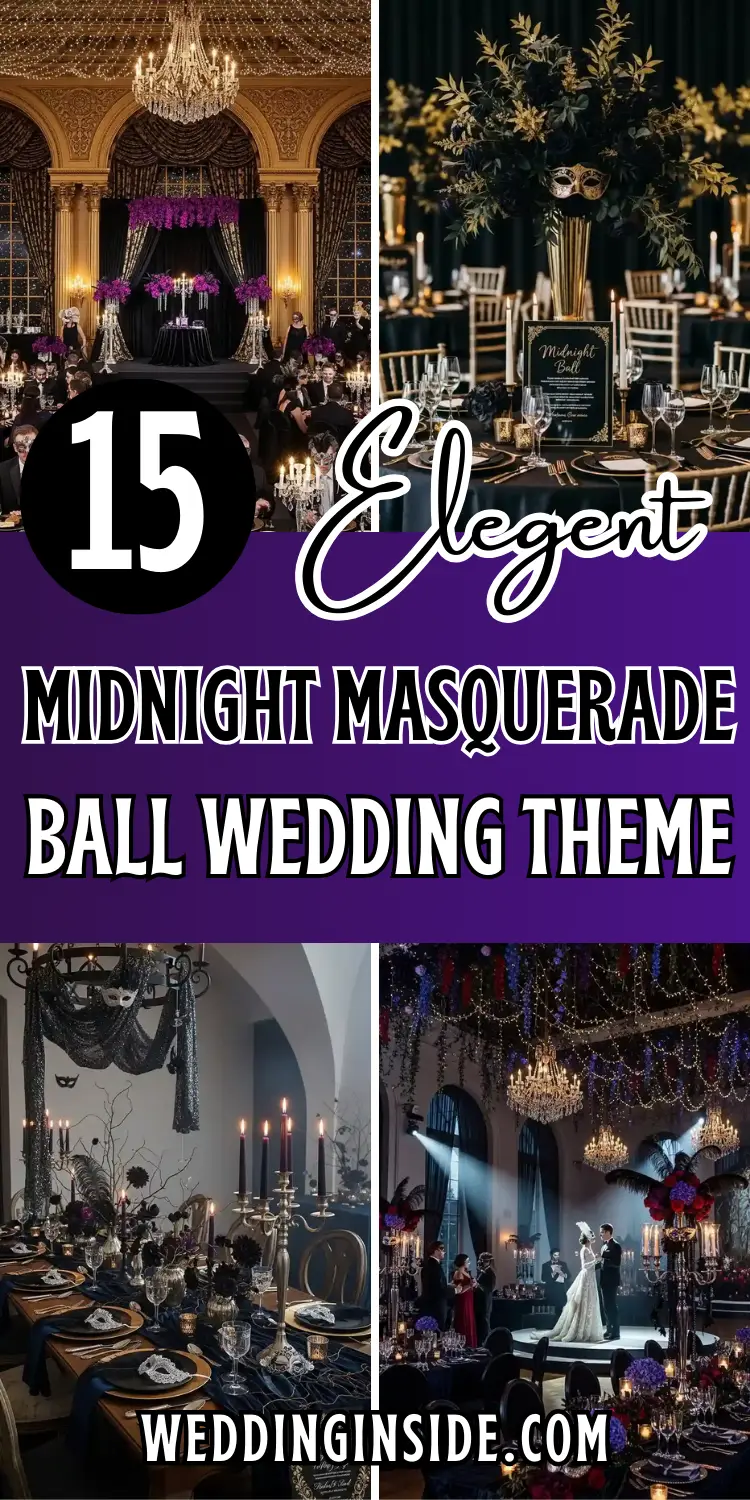 15 Midnight Masquerade Ball Wedding Theme Ideas 2 15 Midnight Masquerade Ball Wedding Theme Ideas