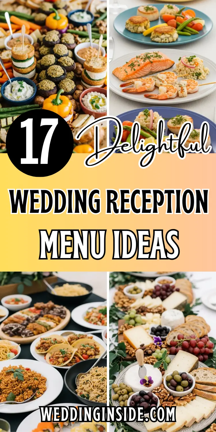 Wedding Reception Menu: 17 Delightful Dishes Ideas 2 Wedding Reception Menu