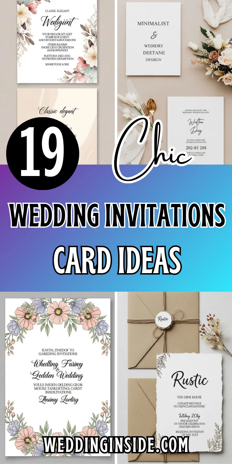 19 Wedding Invitations Card Ideas You’ll Love 2 19 Wedding Invitations Card