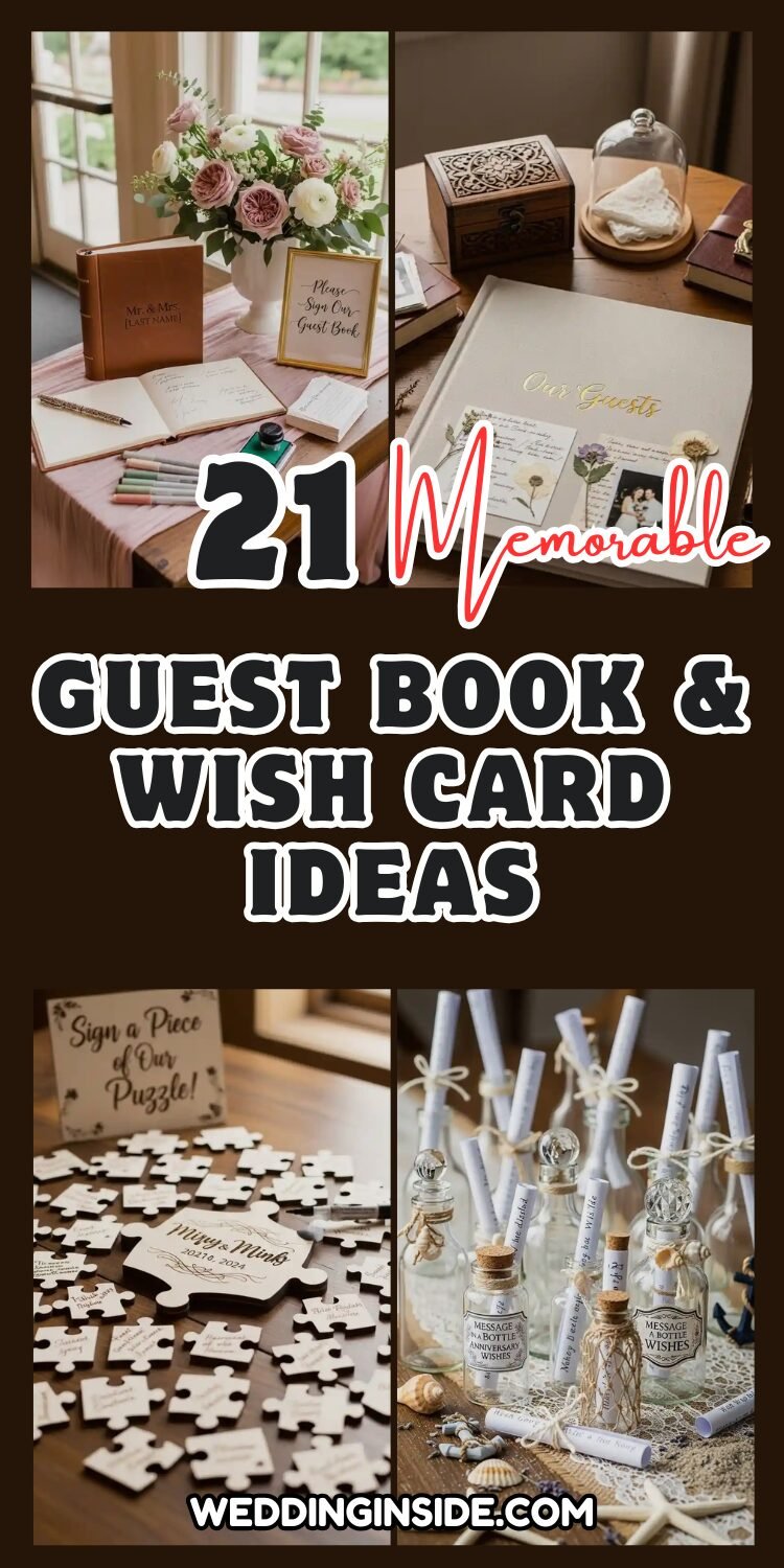 Memorable Guest Book & Wish Card Ideas 2 21 Memorable Guest Book & Wish Card Ideas