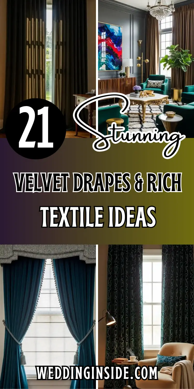 Velvet Drapes and Rich Textile Ideas: 21 Stunning Options 2 21 Velvet Drapes and Rich Textile Ideas