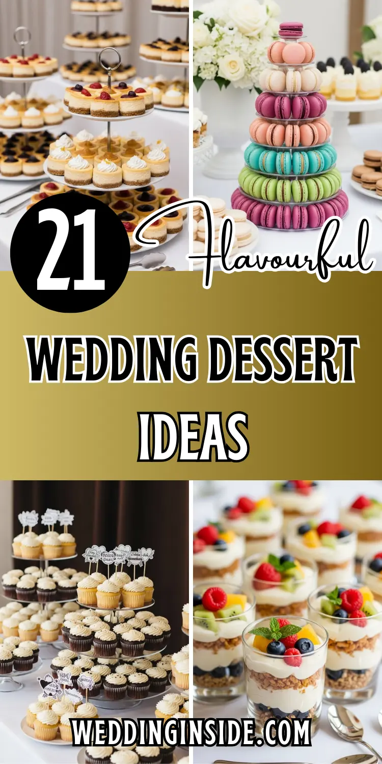 Wedding Dessert Ideas to Sweeten Your Big Day 2 21 Wedding Dessert Ideas
