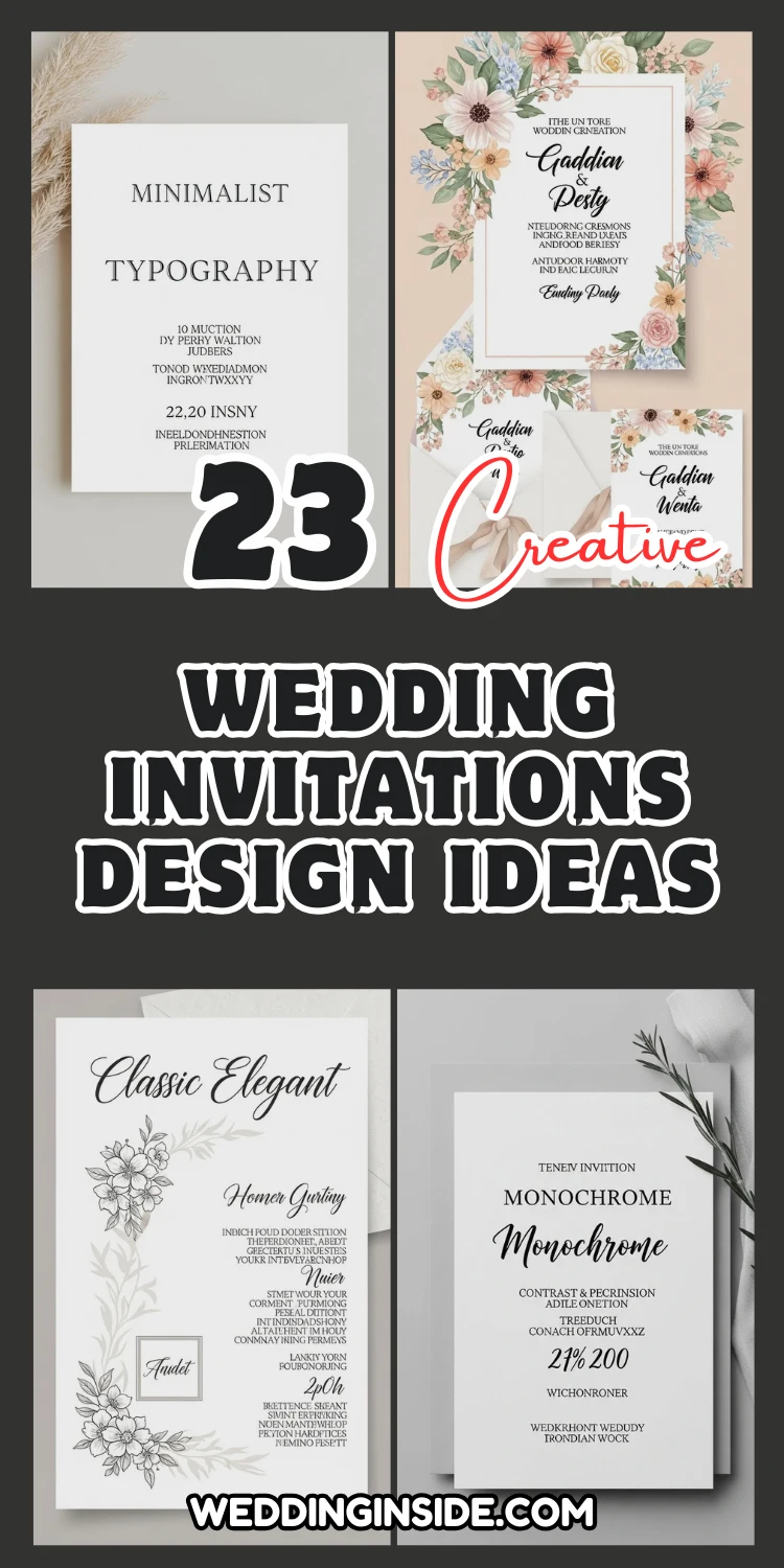 Creative Wedding Invitations Design Ideas for Your Big Day 2 23 Wedding Invitations Design Ideas