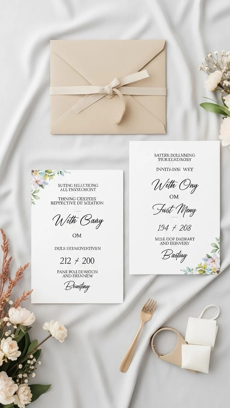 Creative Wedding Invitations Design Ideas for Your Big Day 4 A Creative Approach to Planning Wedding Invitations Design
