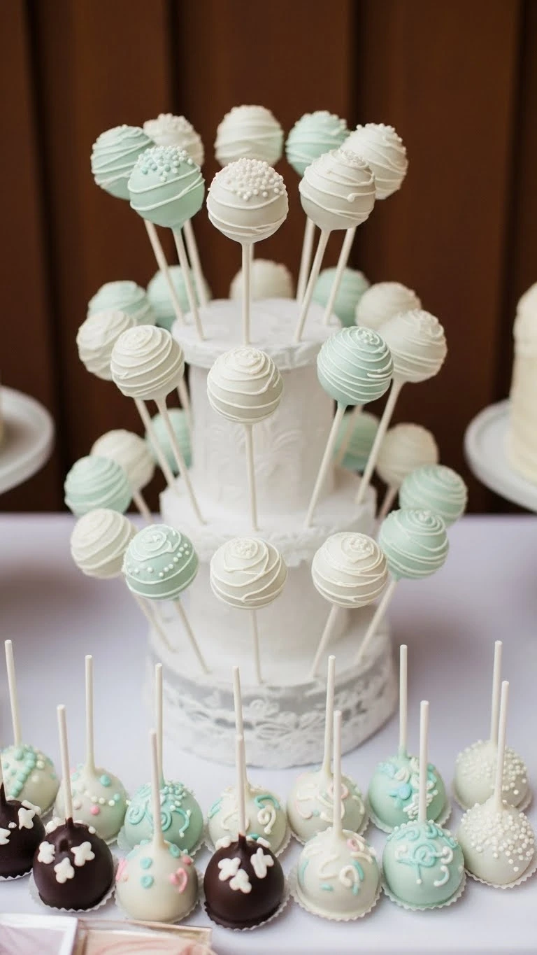 Unique Wedding Cake Alternatives for a Modern Twist 21 Cake Pop Wedding Cake Alternative Stand