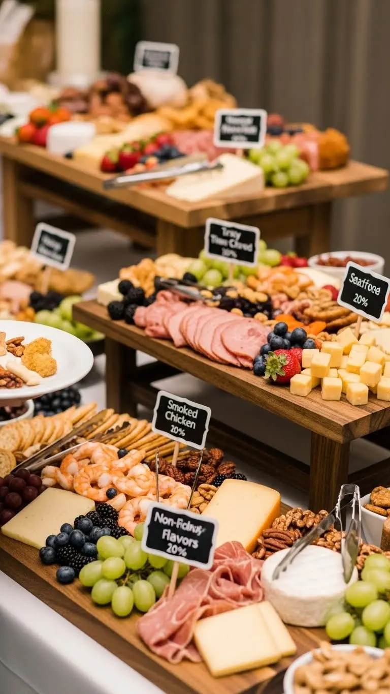 Wedding Food Station: 21 Ideas to Delight Your Guests 19 Charcuterie Board Alternatives