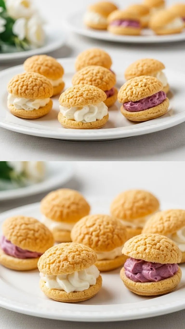 Wedding Dessert Ideas to Sweeten Your Big Day 14 Cream-Filled Pastry Bites