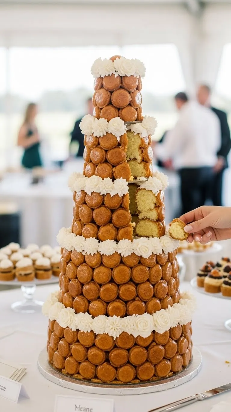 Unique Wedding Cake Alternatives for a Modern Twist 9 Croquembouche Inspired Wedding Cake Alternative