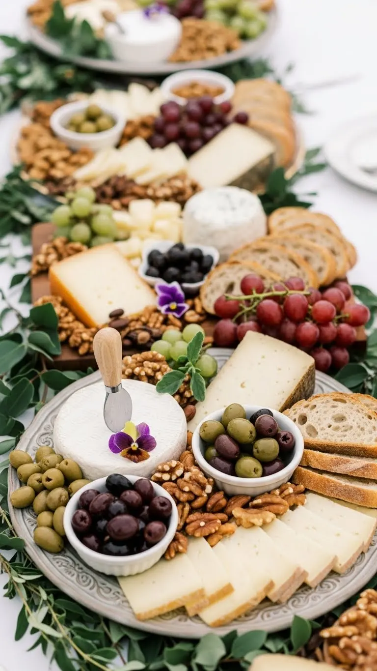 Wedding Reception Menu: 17 Delightful Dishes Ideas 8 Decadent Cheese Boards