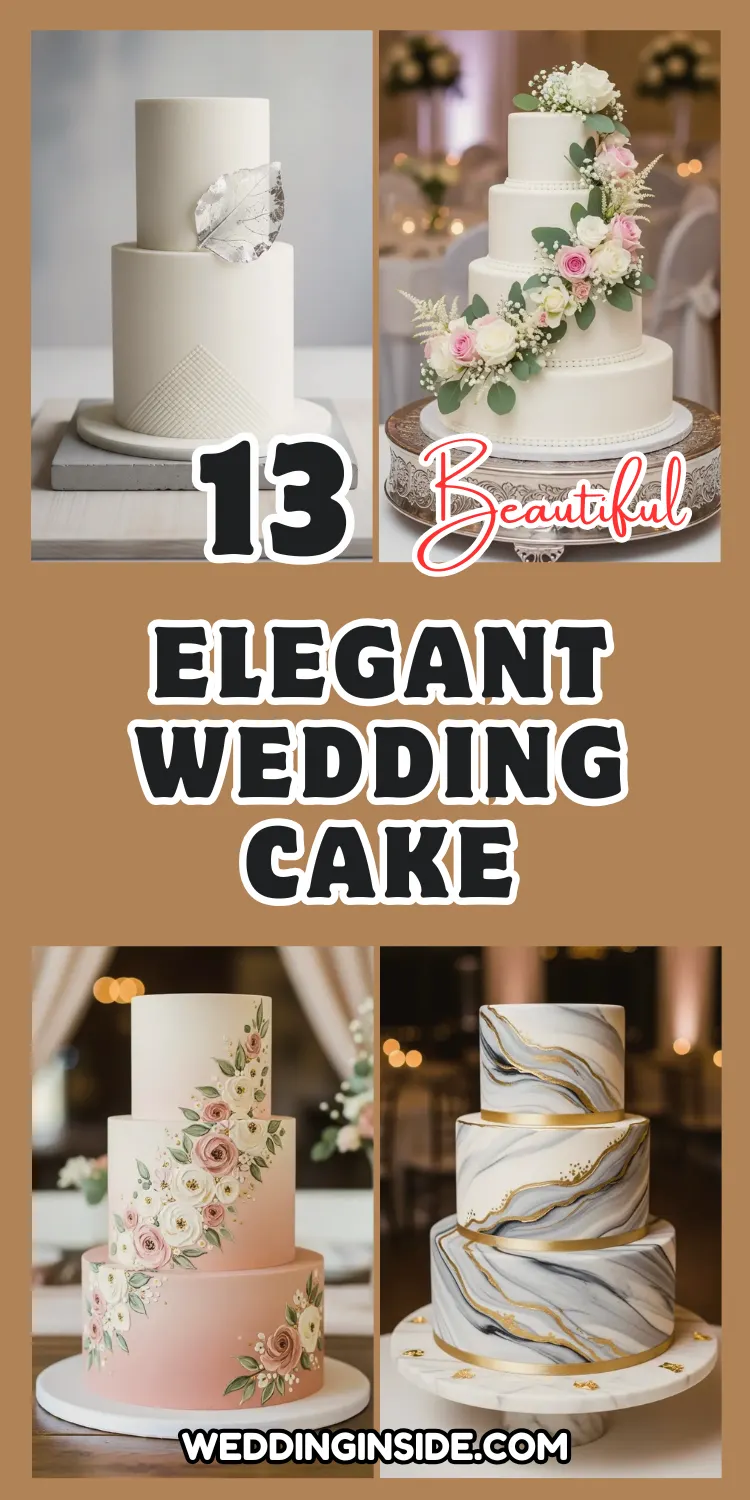Elegant Wedding Cake: 13 Ideas for a Beautiful Celebration 2 Elegant Wedding Cake