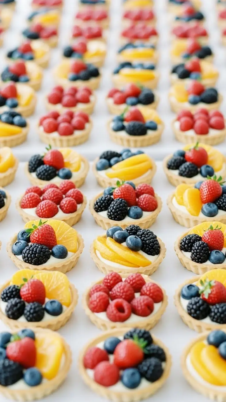 Unique Wedding Cake Alternatives for a Modern Twist 14 Fruit Tart Collection Wedding Cake Alternative