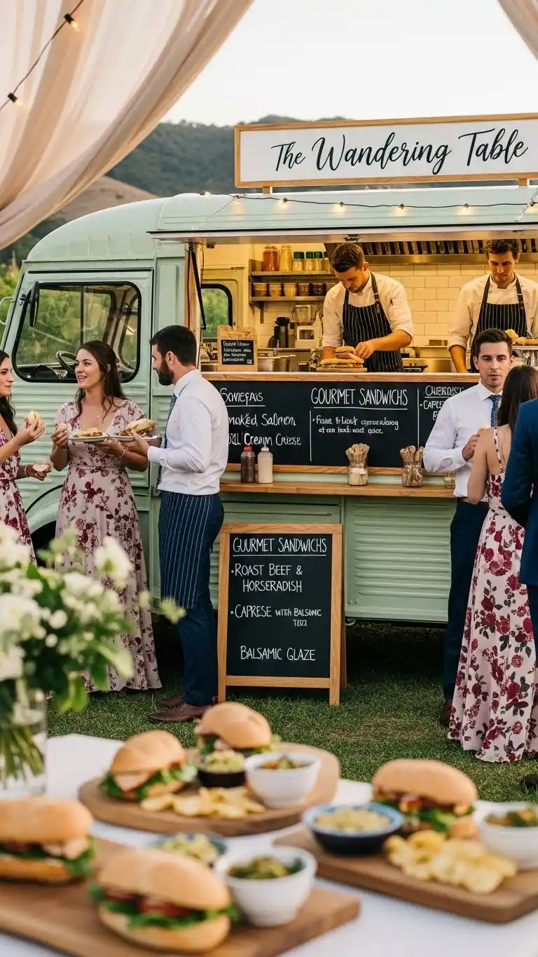 Trendy Wedding Food Truck Ideas for a Memorable Reception 17 Gourmet Sandwich Truck