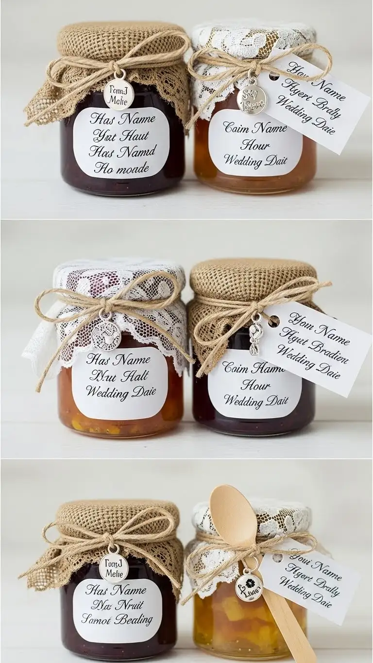 Jam Wedding Favors: Unique Ideas for Memorable Weddings 4 How to Personalize Jam Wedding Favors to Impress Your Guests