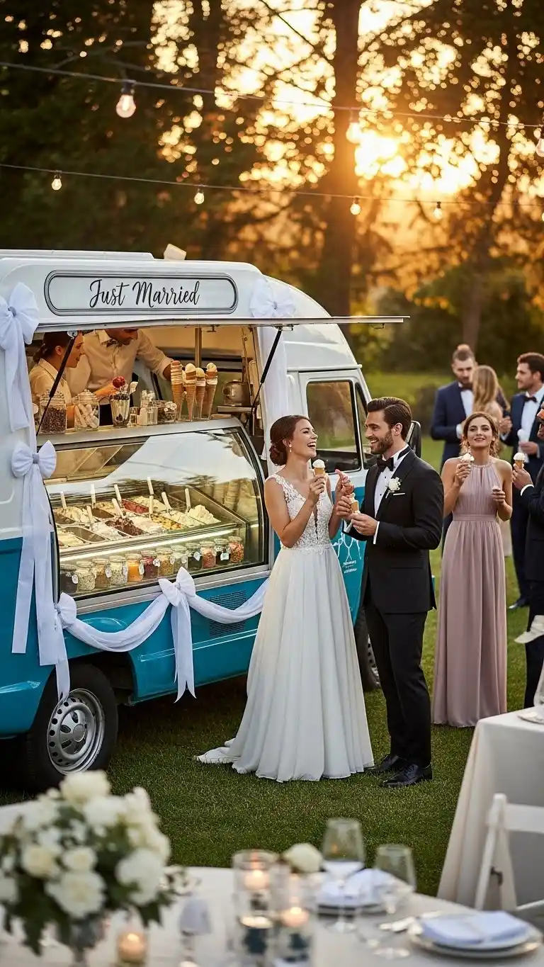Trendy Wedding Food Truck Ideas for a Memorable Reception 18 Ice Cream or Gelato Truck