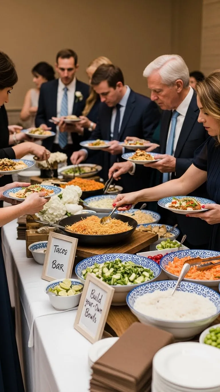 Wedding Reception Menu: 17 Delightful Dishes Ideas 18 Interactive Food Stations