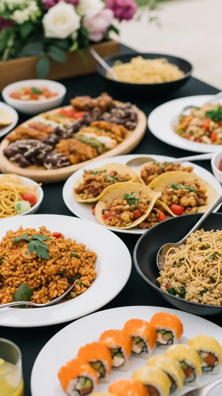 Wedding Reception Menu: 17 Delightful Dishes Ideas 7 International Cuisine Inspirations