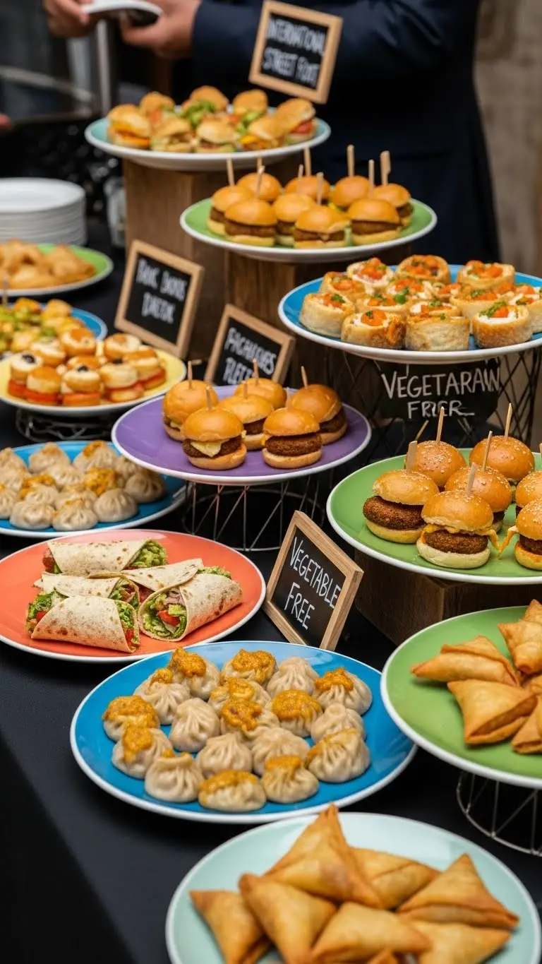Wedding Food Station: 21 Ideas to Delight Your Guests 18 International Street Food Station