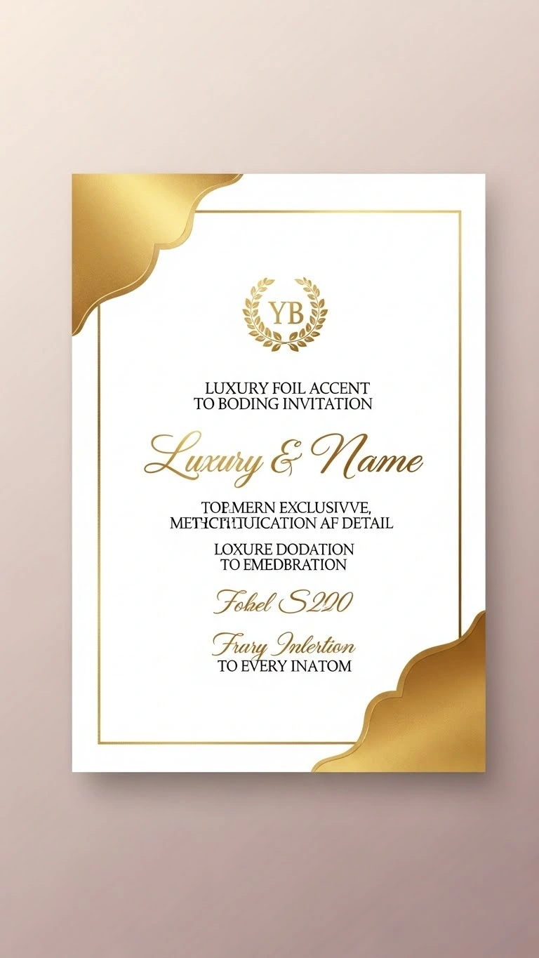 Creative Wedding Invitations Design Ideas for Your Big Day 16 Luxury Foil Accent Wedding Invitations Design