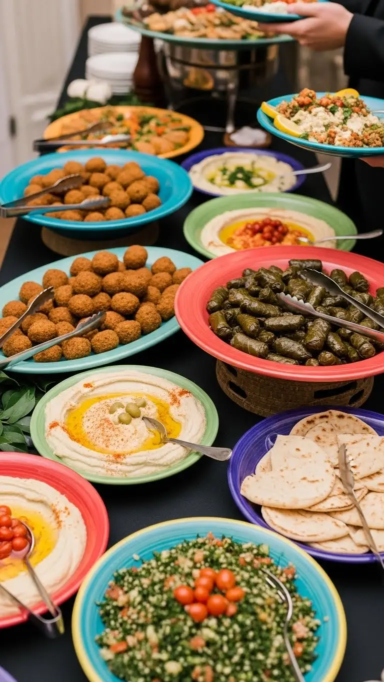 Wedding Food Station: 21 Ideas to Delight Your Guests 11 Mediterranean Mezze Station