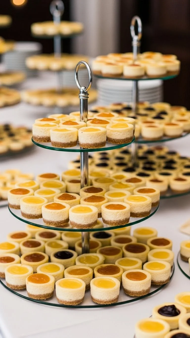 Unique Wedding Cake Alternatives for a Modern Twist 13 Mini Cheesecake Wedding Cake Alternative Selection