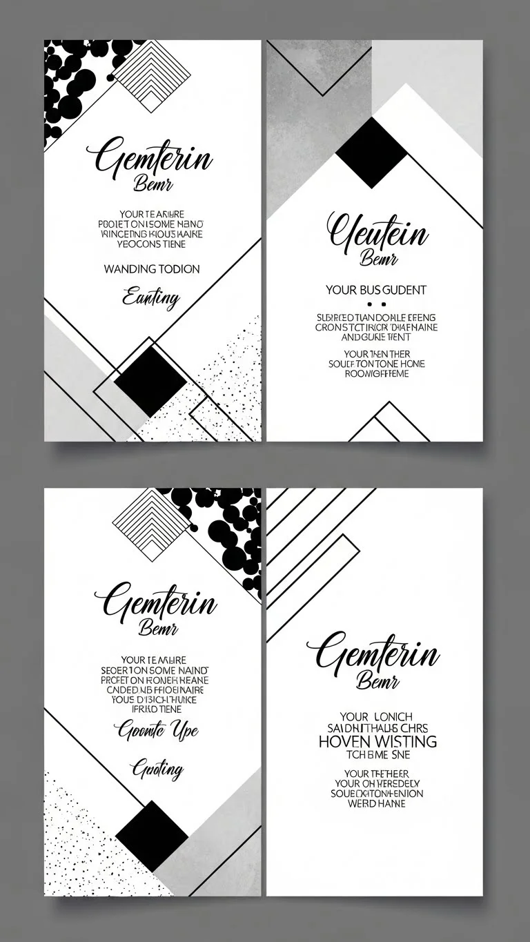 Creative Wedding Invitations Design Ideas for Your Big Day 8 Modern Geometric Wedding Invitations Design