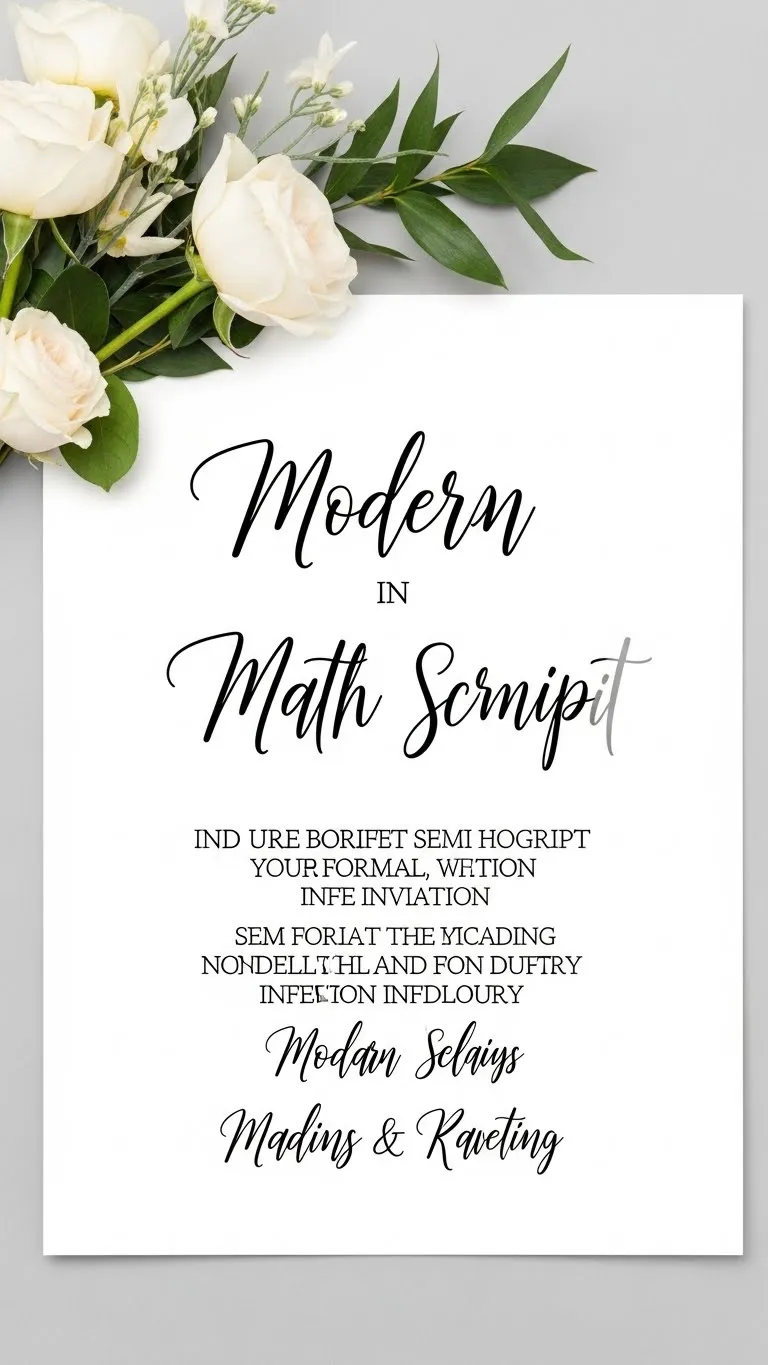 Creative Wedding Invitations Design Ideas for Your Big Day 20 Modern Script Wedding Invitations Design