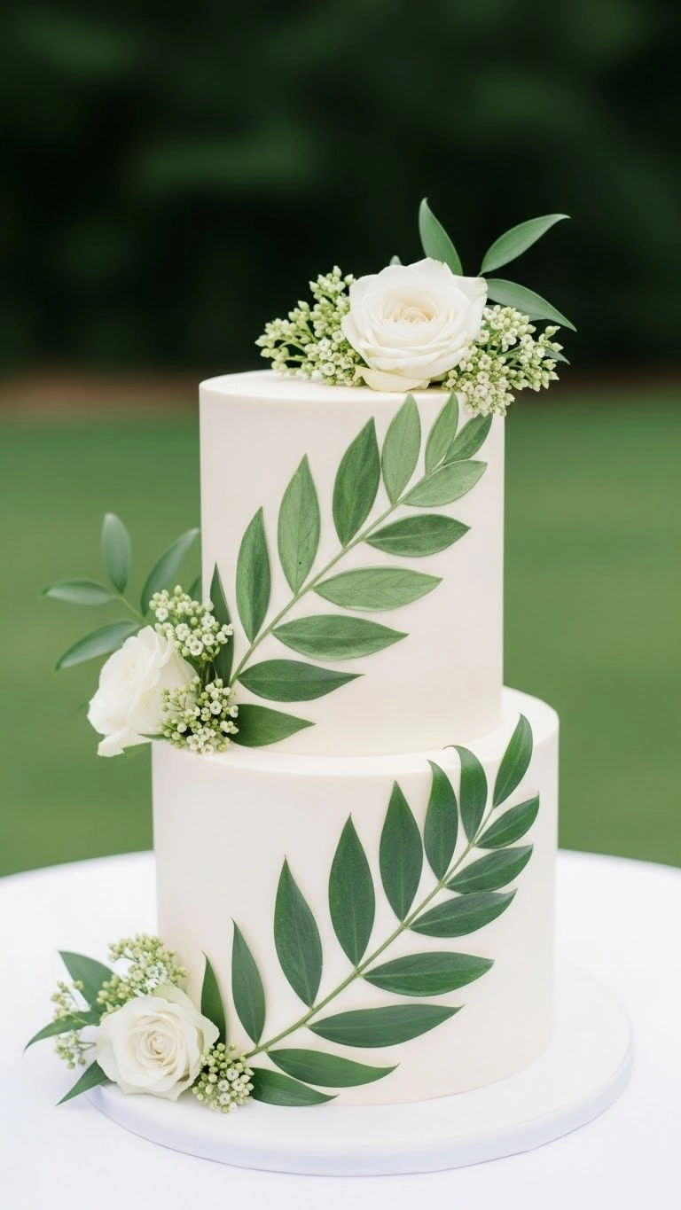 Small Wedding Cakes That Make a Big Impression 15 Nature-Inspired Botanical Wedding Cakes