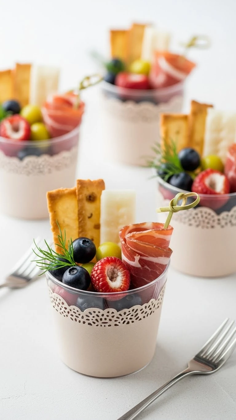 Classy Wedding Charcuterie Cup Ideas Guests Will Love 21 Neutral Palette Classy Wedding Charcuterie Cup