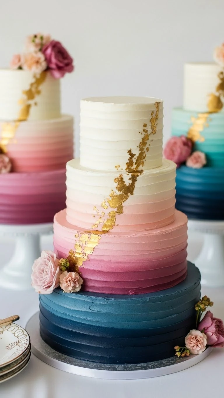 Modern Wedding Cakes Ideas You’ll Love 14 Ombre Wedding Cake